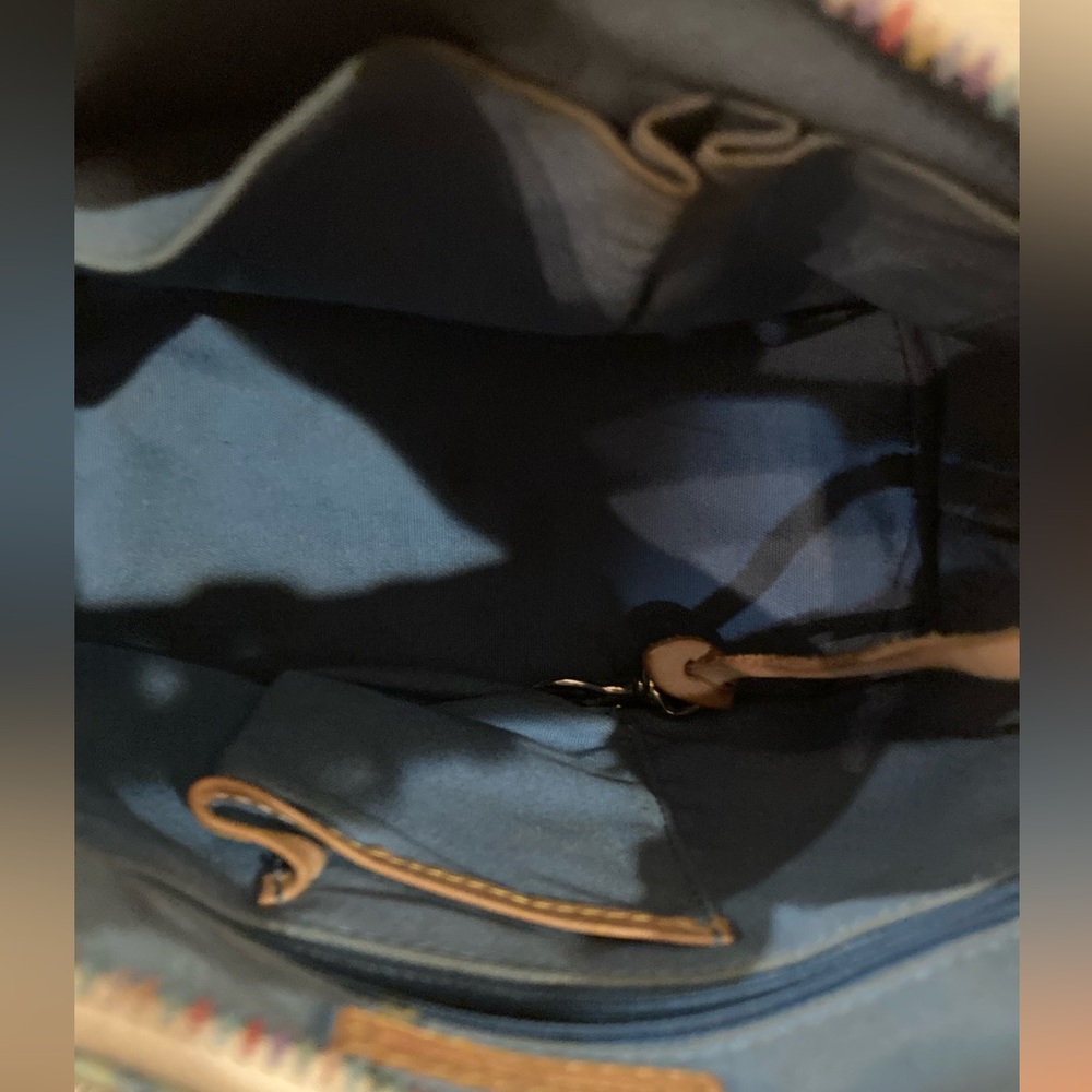 Dooney and Bourke Y2K Candy Bucket Bag on Off White HOBO Rare Hard‎ To Find - Picture 10 of 11